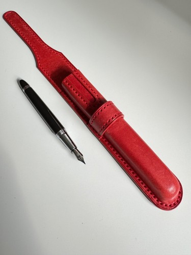 Rindleder etui für füller - rindleder,