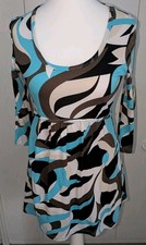 Damen Midi Kleid Tunika Street