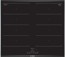 Bosch NXX675CB5E, Induktionskochfeld, herdgesteuert, schwarz, Mit Rahmen auflieg