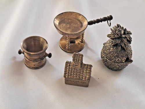 Vintage miniatur messing - vintage,