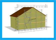 Alu 12,5x8m Giebelgerüst