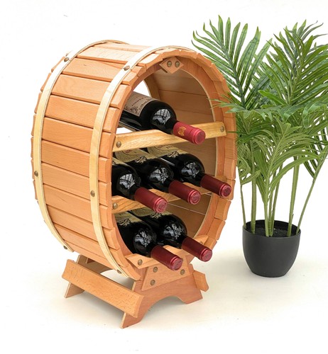 Weinregal holz stehend - weinregal,