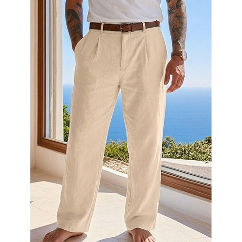 Herren leinen baumwolle - herren,