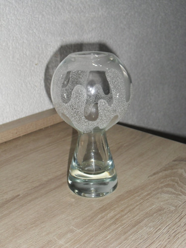 Vintage glas vase - •, veb
