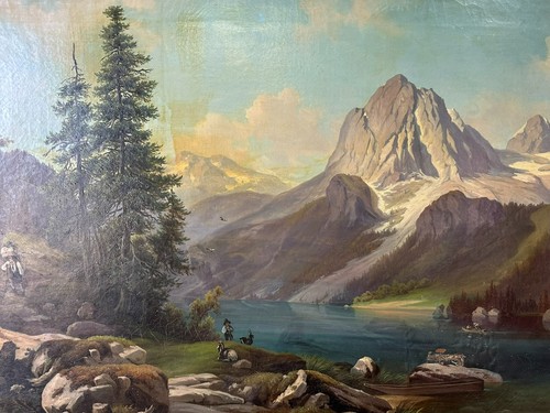 Spät biedermeier ölgemälde - spÄt,