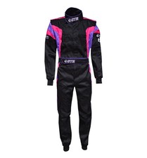 STR Podium Race Suit Single Layer SFI 3.2 A/1 Approved 3XS Black/Pink/Purple
