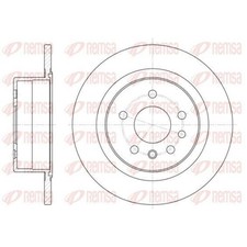 Bremsscheibe remsa 6488 - 2x, 6488.00