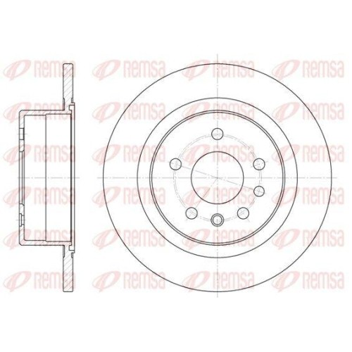 Bremsscheibe remsa 6488 - 2x,