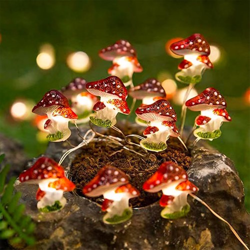 Led pilz lichterkette - pilz,