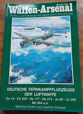 Deutsche Fernkampfflugzeuge der Luftwaffe  Waffenarsenal 139  selten