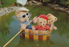 58/243 AK BÄR KAHN BOOT PADDELN SONNENBRILLE LANDUNGSBOOT MARINE MATROSE URLAUB