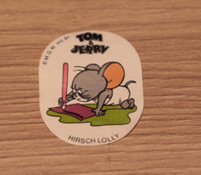 Tom & Jerry Aufkleber ohne Trägerpapier *** Hirsch Lolly *** Motiv RAR