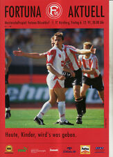 BL 91/92 Fortuna Düsseldorf - 1. FC Nürnberg