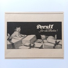 1931 Persil Henkel Waschmittel Werbeanzeige Werbung Reklame Advertising