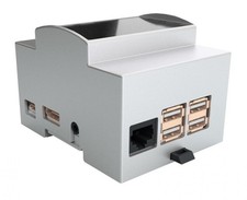Hutschienengehäuse für Raspberry Pi 3B+, 3B, 2B, 1B+ Din Case Gehäuse Hutschiene