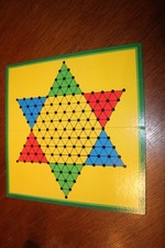 Backgammon und Halma Spielbrett  39 x 39 cm