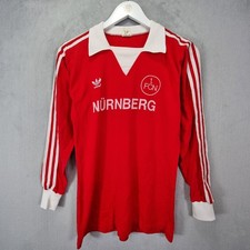 Vintage Adidas FC Nürnberg Fußball 1978 1979 Heimtrikot Herren Medium rot