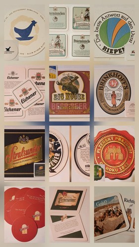 Bierdeckel gebraucht - 50, &