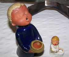 Jullar Engel Vintage und Kerzenständer für 4 Kerzen