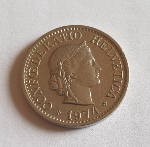 1974 schweizer franken chf - franken,