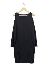 ULLA POPKEN Strickkleid Damen Kleid Gr. DE 44 schwarz Casual-Look