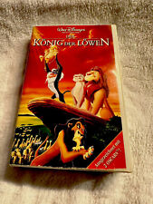 König der Löwen Walt Disneys Meisterwerk VHS Kassette Hologramm Disney. 40002977