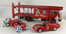 BREKINA PIBK58477 Lkw Renntransporter " Alfa Romeo Daytona“ Mit 2 Daytona Ich