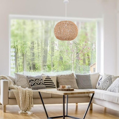 Bambus gewebte lampe - bambus,