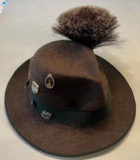 Alter Hut mit Bart Nadeln