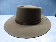 27019. Australien Hut Cattleman Cowboyhut Akubra  Gr. 54  braun