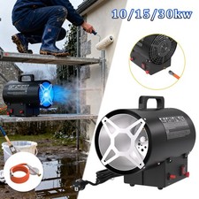 10/15/30KW Gasheizgebläse Heizkanone Gasheizer Heizgebläse Heizstrahler Heizung