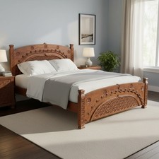 antik sehr Massive Bett