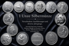 Unze silbermünze 1g - unze, 31,1g