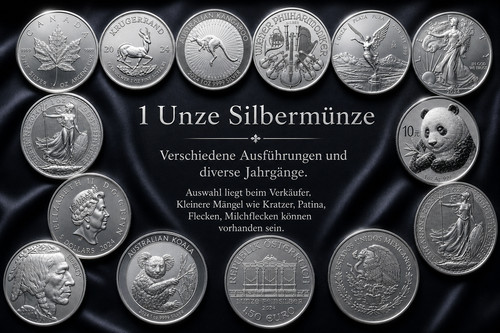 Unze silbermünze 1g - unze,