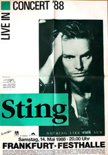 Sting 1988 frankfurt orig - sting,