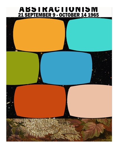 Colorful abstract wall art