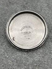 #1033 ORIGINAL ROLEX 6094 OYSTER  GEHÄUSE DECKEL EDELSTAHL CASE PART
