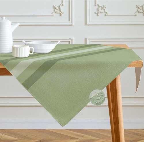 Tischdecke abwaschbar grün - tischdecke,