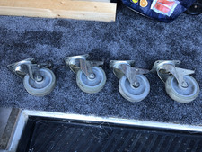 4 St. TENTE Lenkrolle Elastik-Gummi Rollenlager Totalfeststeller 3477/160