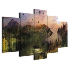 Wandbild 5 tlg Landschaft