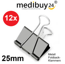 12x Foldback-Klammern Clip