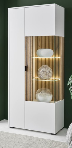 Vitrine vitrinenschrank weiß - vitrine,