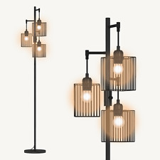 Stehlampe Stehleuchte Standleuchte Leselampe E27 Dimmbar 3 Lichter Wohnzimmer