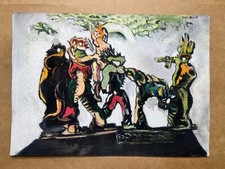 Max Ernst Zeichnung auf Papier