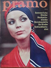 PRAMO 6 - 1971 (1)* Praktische Mode DDR +Schnittmusterbogen Hochzeit Sommerkleid