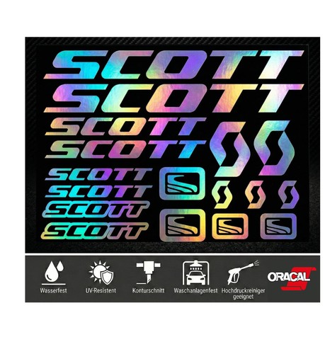Scott premium aufkleber set - premium,