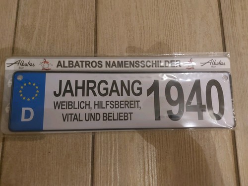 Albatros namensschild jahrgang - albatros,