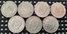 Schweden 7er Silber-Lot 1 Krone König Gustaf VI. Adolf – 49 g 400er Silber!