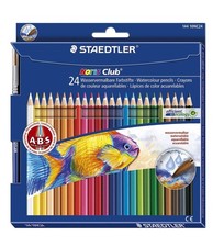 STAEDTLER Aquarellstift Noris Club aquarell  24 er Kartonetui + 1 Pinsel