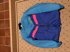 Vintage MSR Racing Jacke 90er | Retro Motocross / Snow Style | Türkis Pink Blau